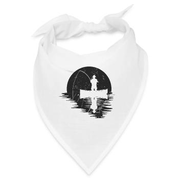 Vollmond Angler - Bandana - Weiß - Vorne