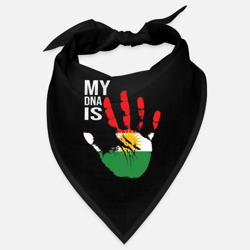Amour du Kurdistan, mon ADN est kurde, drapeau du Kurdistan Bandana