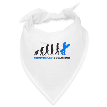Snowboard Snowboarder Evolution - Bandana - Weiß - Vorne