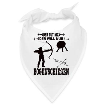 Bogenschütze - Bandana - Weiß - Vorne
