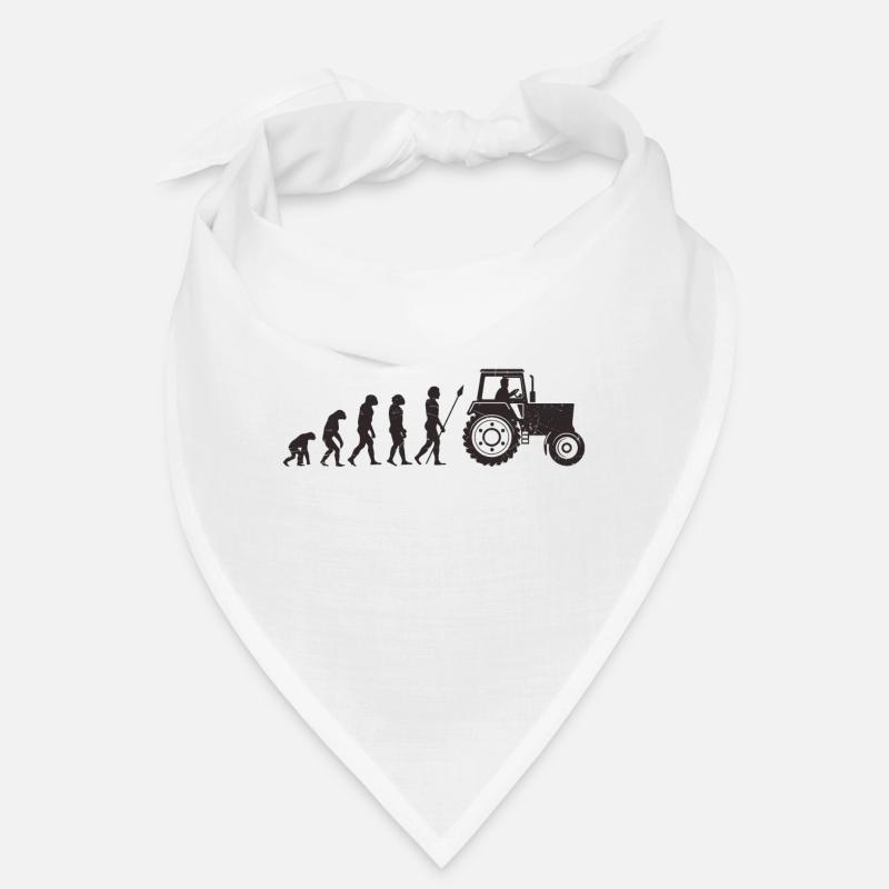 Evolution des agriculteurs - Bandana - blanc