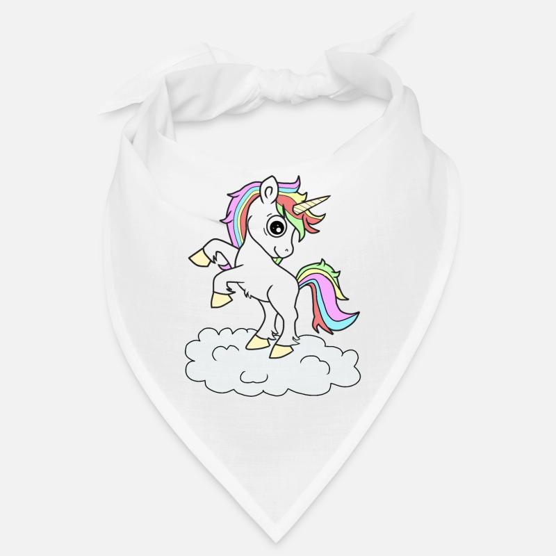 Einhorn Einhörner - Bandana - Weiß