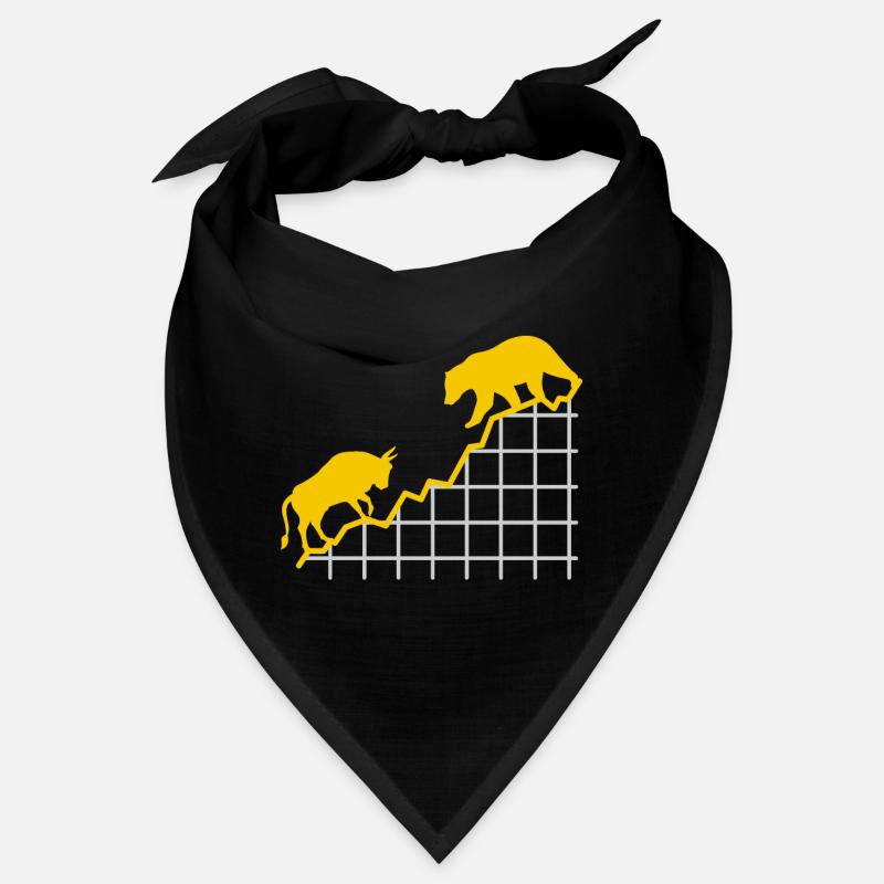 Bull vs Bear - Bourse en argent cadeau Bandana
