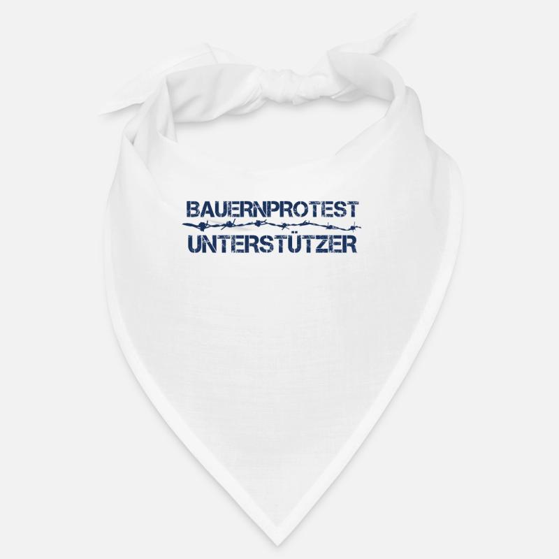 Demonstration Landwirt Protest Bauernprotest Bauer Bandana