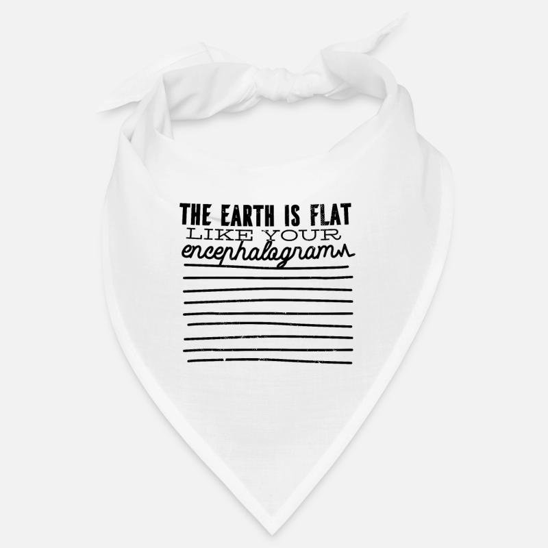 Die Erde ist flach so wie dein Enzephalogramm Bandana