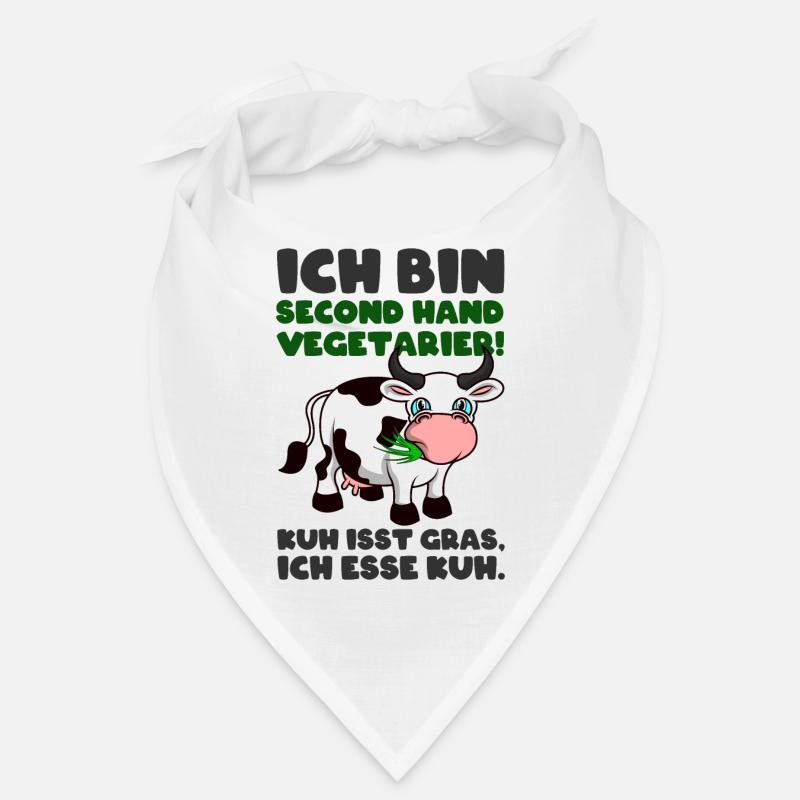 Ich bin Second Hand Vegetarier Bandana