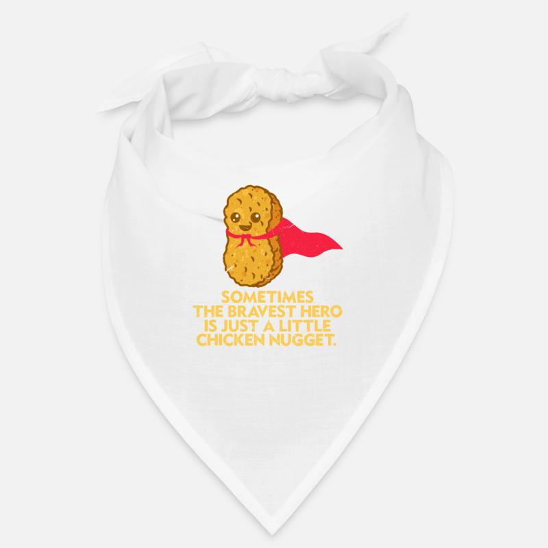 Chicken Nuggets - Bandana - Weiß