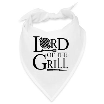 Grillmeister Grillen Grill - Bandana - Weiß - Vorne