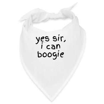 Yes Sir I Can Boogie - Bandana - Weiß - Vorne