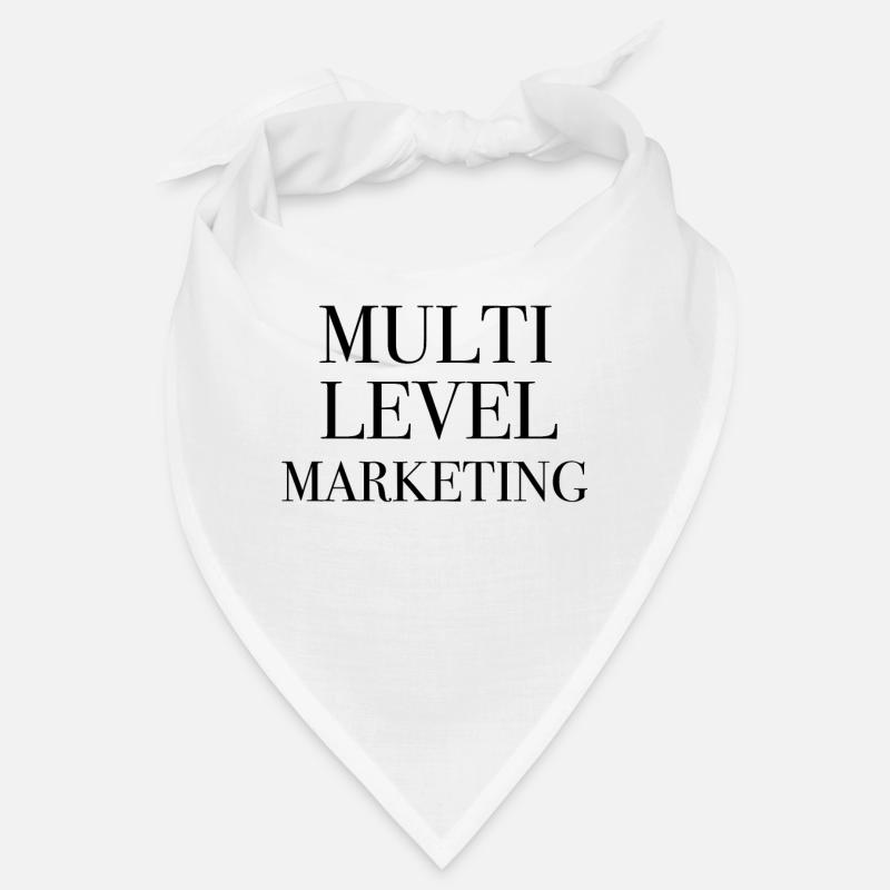 MLM Multi level Marketing Sales Channel - Bandana - white