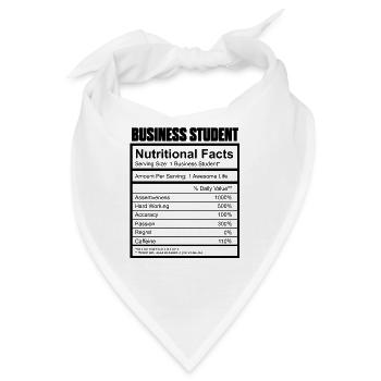 BWL Student - Bandana - Weiß - Vorne