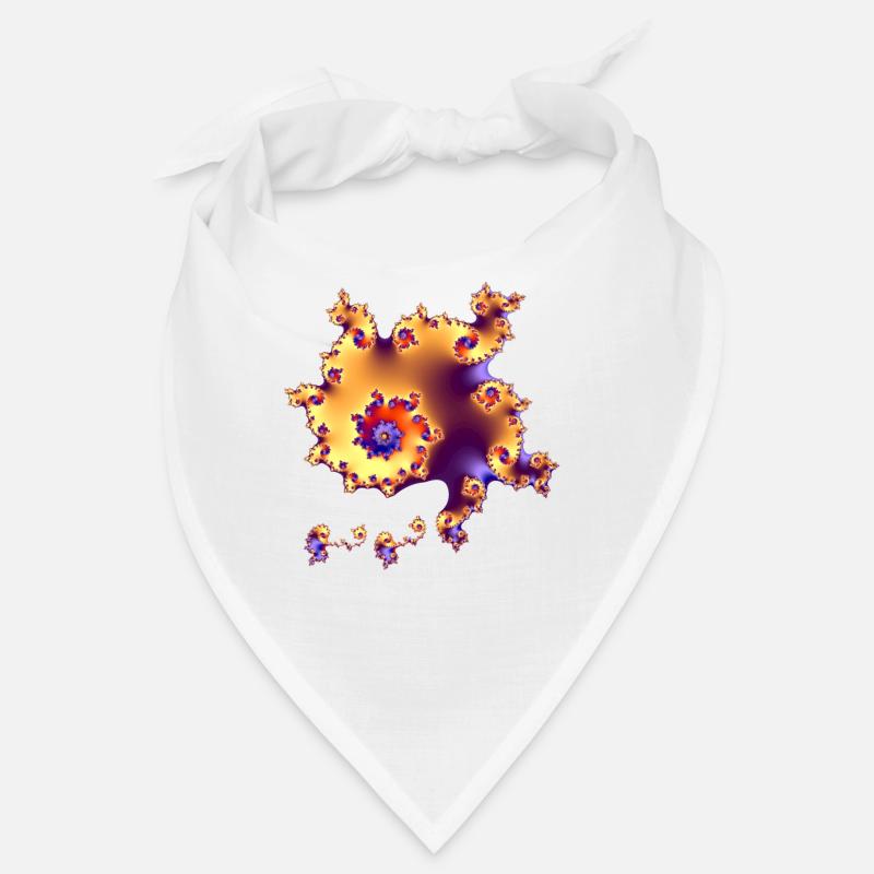 Fractale - Bandana - blanc