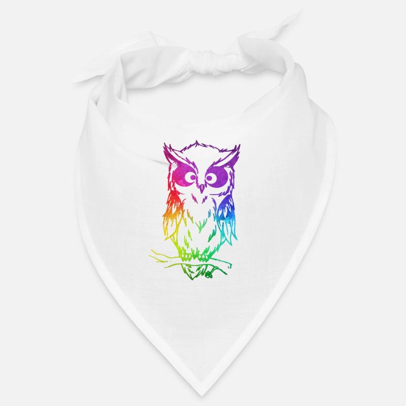 Süße Bunte Eule Bandana
