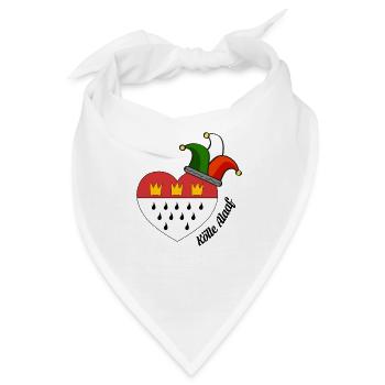 Kölle Alaaf Kölner Dom Karneval Kölsch - Bandana - Weiß - Vorne