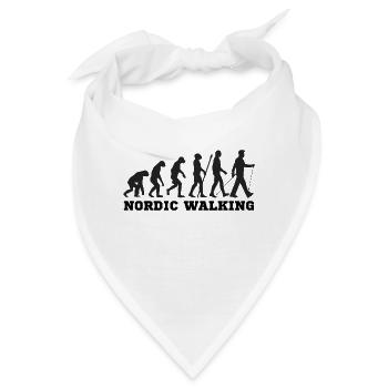 Nordic Walking Evolution - Bandana - Weiß - Vorne