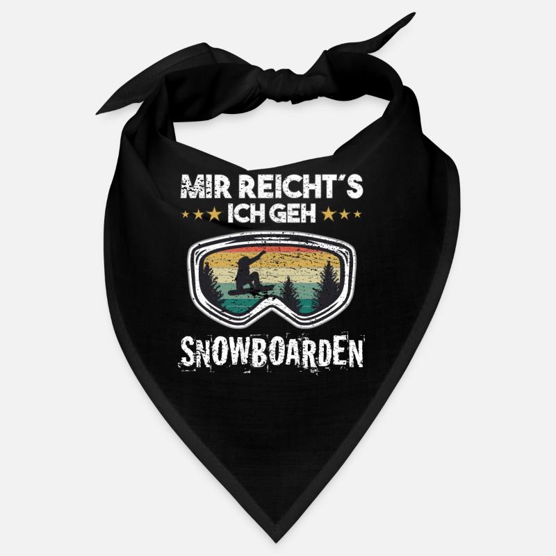 It is enough for me to go snowboarding snow gift Bandana