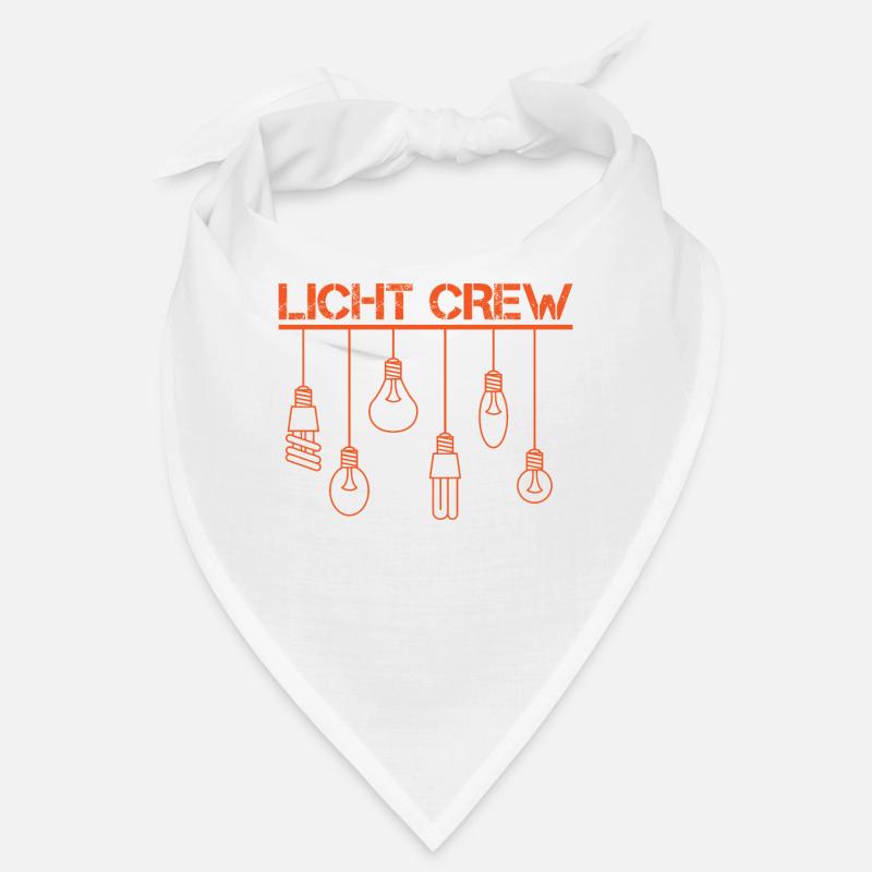 Light technician crew light event gift saying Bandana