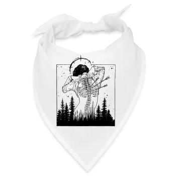 into the woods - Bandana - Weiß - Vorne