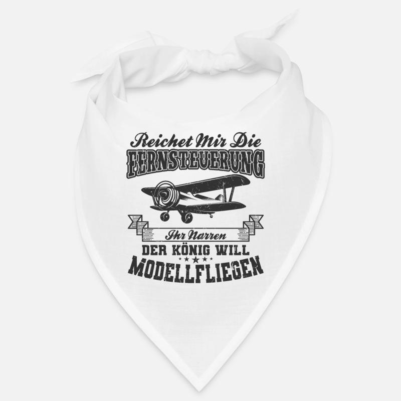 Modellflug - Bandana - Weiß