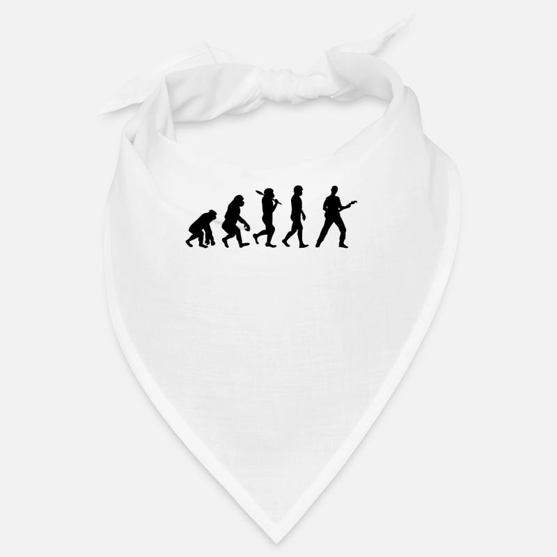 Music guitar evolution gift idea Bandana