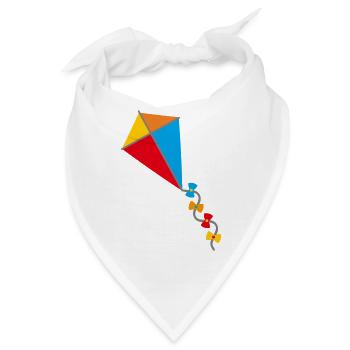 Drachen - Bandana - Weiß - Vorne