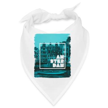 Amsterdam - Bandana - Weiß - Vorne