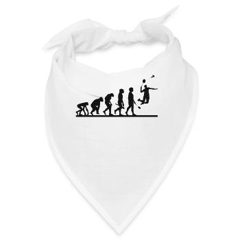 Badminton Badmintonspieler Evolution - Bandana - Weiß - Vorne