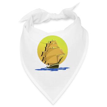 Schifffahrt - Bandana - Weiß - Vorne