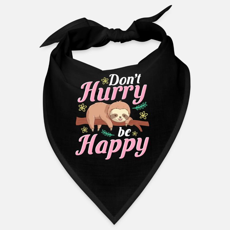 Faultier Witzig Sprichwort Bandana