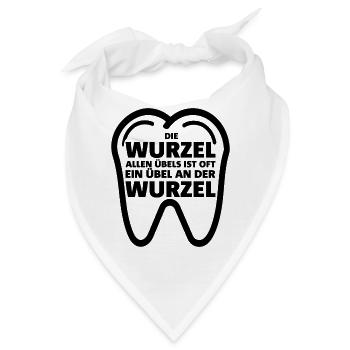 Zahnärzte - Bandana - Weiß - Vorne