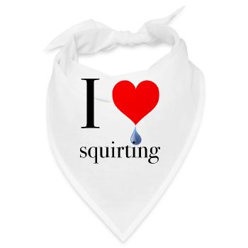 Squirting lustiger Spruch Sex Frau - Bandana - Weiß - Vorne