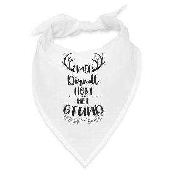 Dirndl Ersatz - Bandana - Weiß - Vorne