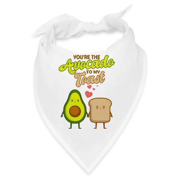 Avocado Toast - Bandana - Weiß - Vorne