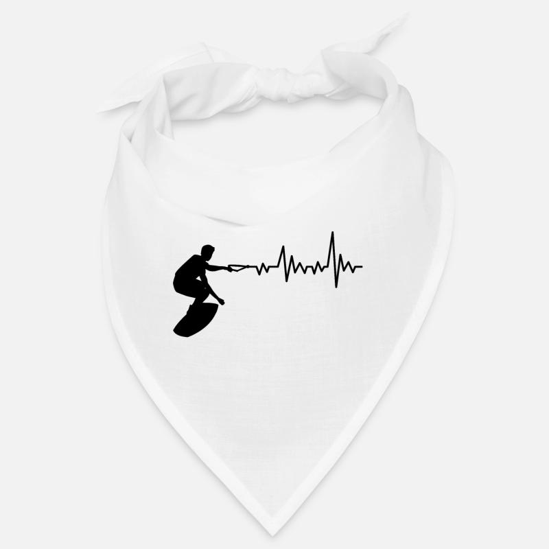 Battement de coeur de wakeboard Bandana