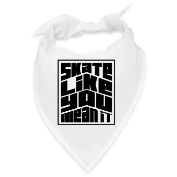inline skates, inline skate Shirt, - Bandana - Weiß - Vorne