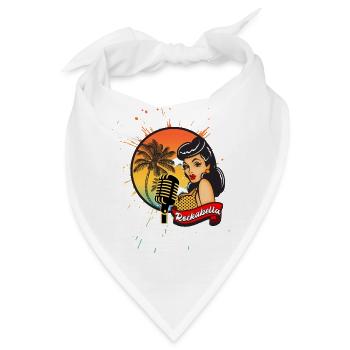 Rockabilly and Rockabella - Bandana - Weiß - Vorne