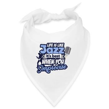 Jazz - Bandana - Weiß - Vorne