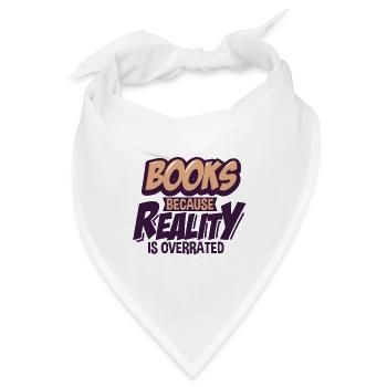 Bücher - Bandana - Weiß - Vorne