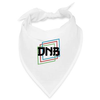 Drum And Bass Festival Geschenkidee - Bandana - Weiß - Vorne
