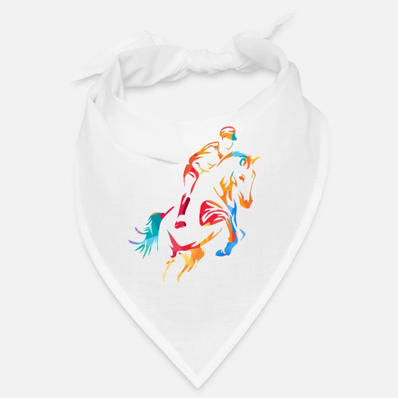Chevaux de sport équestre de saut d'obstacles Bandana