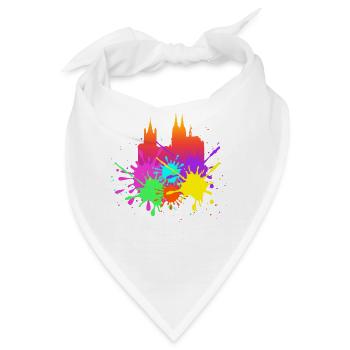 Köln Karneval - Bandana - Weiß - Vorne