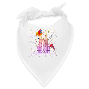 Köln Karneval - Bandana - Weiß - Vorne