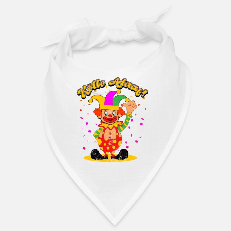 Köln Karneval - Bandana - Weiß
