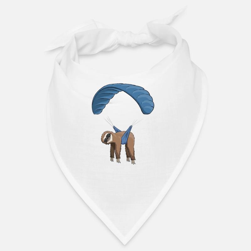 Cool sloth while paragliding, skydiving Bandana