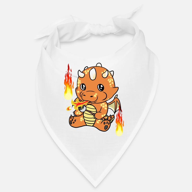 Dragon Baby Marshmellows Fantasy Crickets Fire Bandana