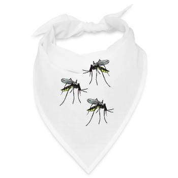 Insekten Blutsauger Mücke blutig Ungeziefer Mücken - Bandana - Weiß - Vorne