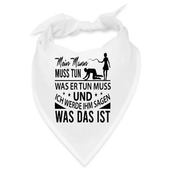 Frauentag - Bandana - Weiß - Vorne