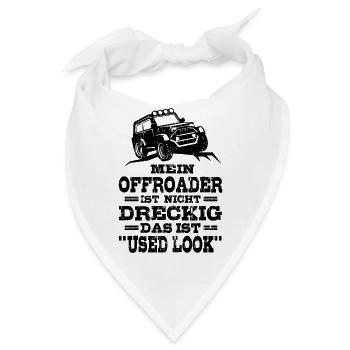 Geländewagen - Bandana - Weiß - Vorne