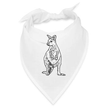 Wallaby - Bandana - Weiß - Vorne