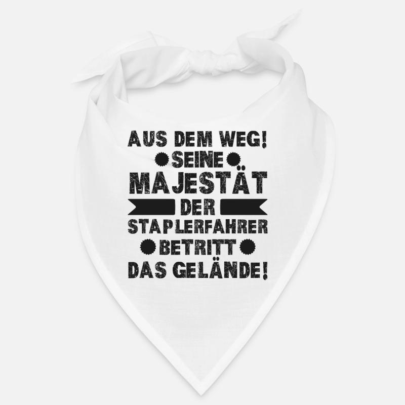 Staplerfahrer Stapler Lager Spedition Bandana